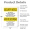 Signmission No Drugs Dealers Weapons Bilingual OSHA Security Notice Sign, Aluminum, 12in W x 18in L, 2PK OS-2PACK-SN-A-1218-L-11598 - alternate 3